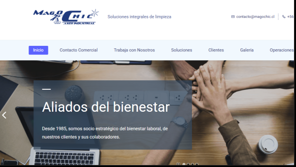 Empresa Limpieza Industrial Mago Chic en proceso de certificación ISO 45001,...