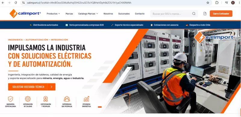 Empresa Calimport ISO 9001 soluciones para la minería distribución y asesoría...